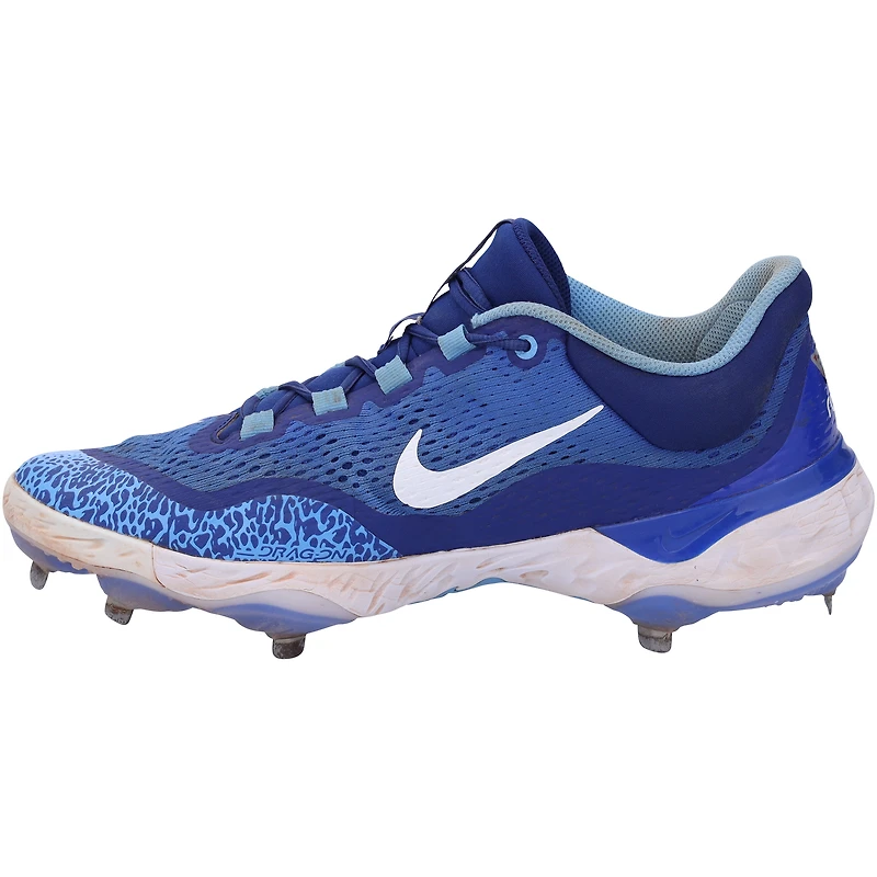 Dansby Swanson Chicago Cubs Autographed Game-Used Light Blue Nike Cleats from the 2023 MLB Season 