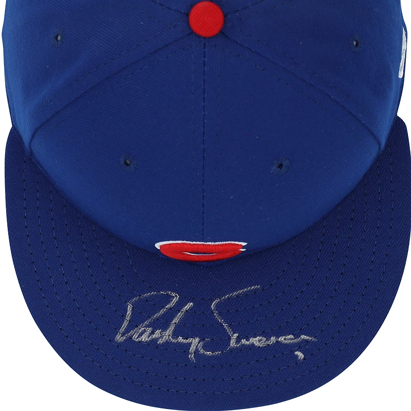 Dansby Swanson Chicago Cubs Autographed New Era Cap