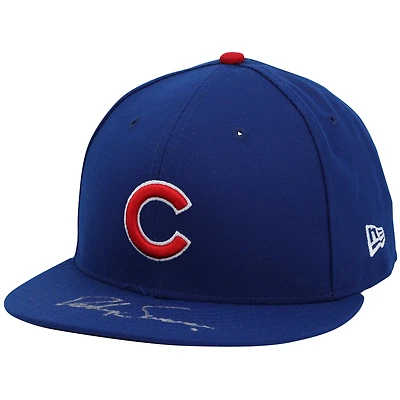 Dansby Swanson Chicago Cubs Autographed New Era Cap