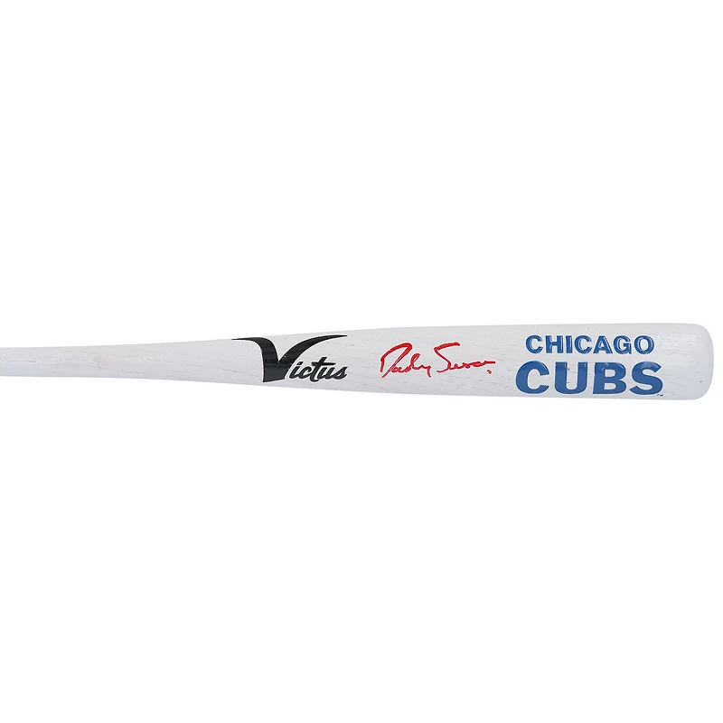 Dansby Swanson Chicago Cubs Autographed Victus Team ID Mini Bat