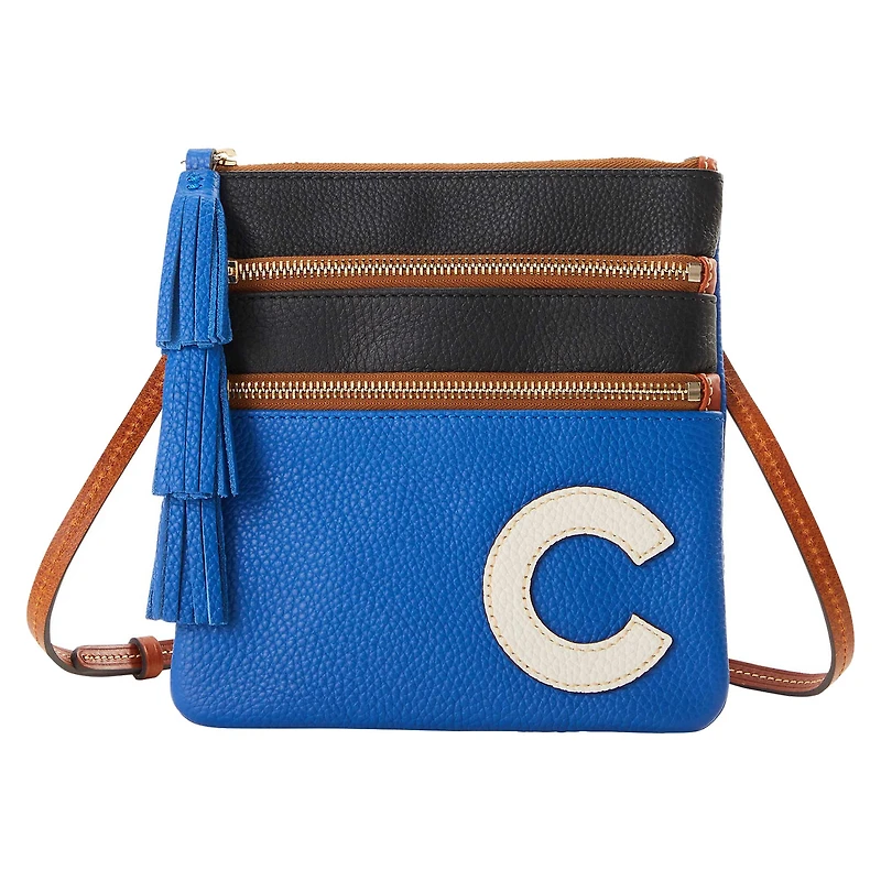 Dooney & Bourke Chicago Cubs Infield Sac à bandoulière triple fermeture éclair
