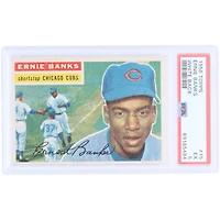 Ernie Banks Chicago Cubs 1956 Topps White Back #15 PSA Authentifié 5 Cartes