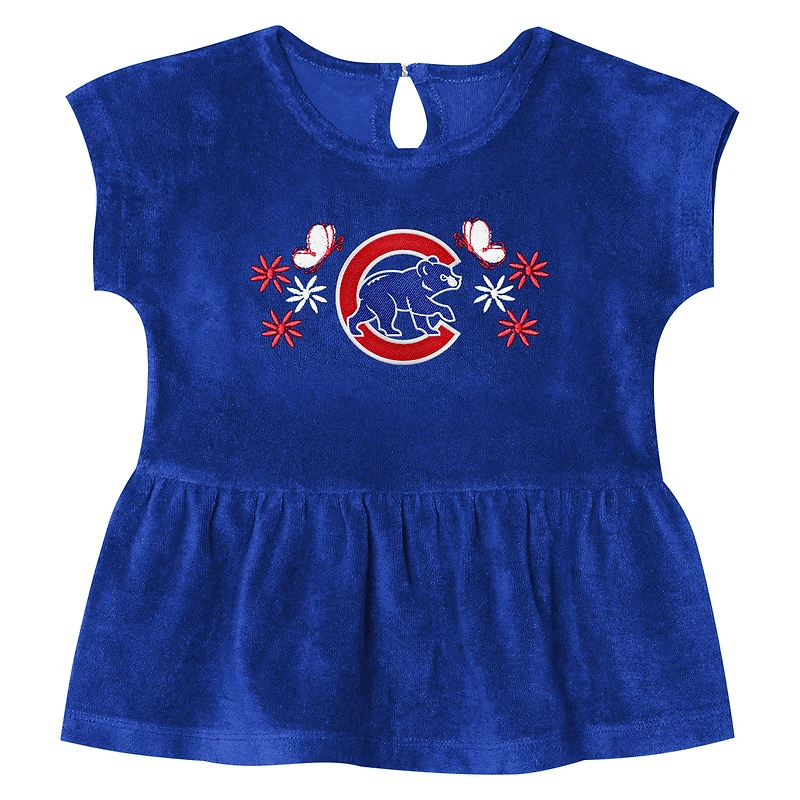 Ensemble haut et short Royal Chicago Cubs pour filles en maternelle