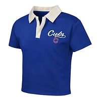 Girls Youth Royal Chicago Cubs Base Trainer Johnny Polo and Skort Set