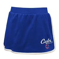 Girls Youth Royal Chicago Cubs Base Trainer Johnny Polo and Skort Set