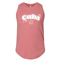 Débardeur rose tendre Chicago Cubs pour filles