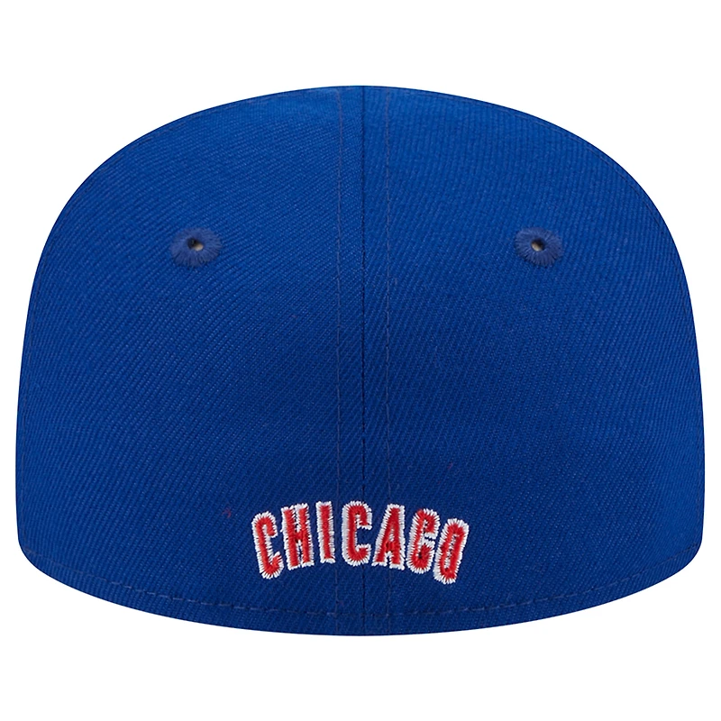 Casquette New Era Royal Chicago Cubs My First 59FIFTY ajustée pour bébé