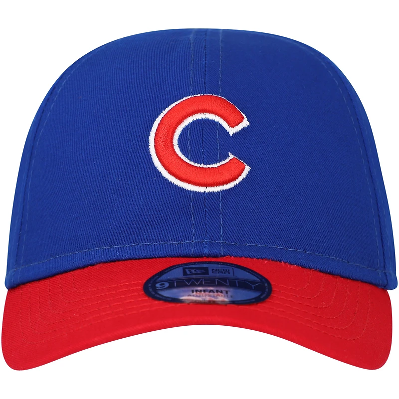 Casquette New Era Royal Chicago Cubs Team Color My First 9TWENTY Flex pour bébé