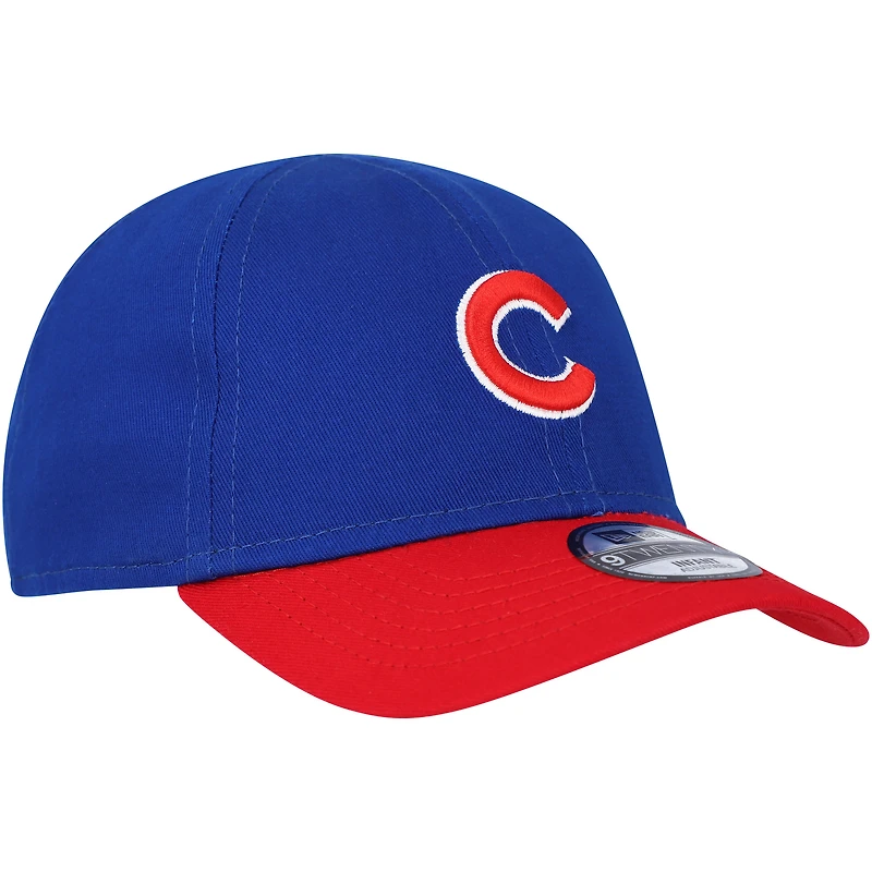 Casquette New Era Royal Chicago Cubs Team Color My First 9TWENTY Flex pour bébé