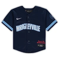 Maillot Nike bleu marine Chicago Cubs MLB City Connect Replica pour enfant