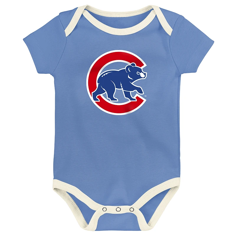 Ensemble de 3 bodies pour bébé Outerstuff Chicago Cubs Home Team