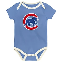 Ensemble de 3 bodies pour bébé Outerstuff Chicago Cubs Home Team