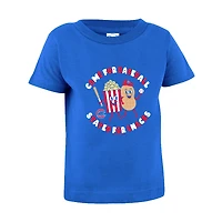 Infant Soft as a Grape  Royal Chicago Cubs Snack T-Shirt