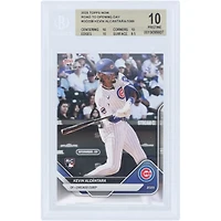 Carte recrue Kevin Alcantara Chicago Cubs 2025 Topps Now Road to Opening Day #OD-208 authentifiée BGS - Sous-notes 10,10,10,9,5