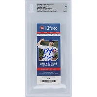 Kris Bryant Chicago Cubs 2e coup de circuit en carrière Beckett Fanatics a été témoin d'un billet authentifié 7/10 du 11 mai 2015 avec l'inscription « 2e coup de circuit en carrière »