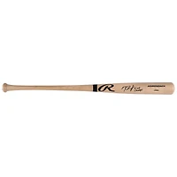 Batte de baseball professionnelle Rawlings Blonde autographiée par Kris Bryant des Chicago Cubs avec l'inscription « 16 WS Champs »