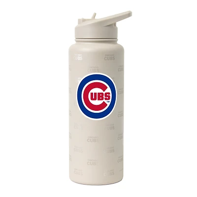 Bouteille isotherme Logo Brands Chicago Cubs 34 oz Sand Ghost Quencher