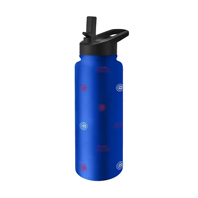 Logo Brands Chicago Cubs 34oz. Steep and Repeat Quencher Bottle
