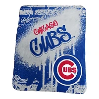 Logo Brands Chicago Cubs 50" x 60" Classic Graffiti Fleece Throw Blanket