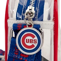 Loungefly Chicago Cubs Clear All Over Logo Crossbody Bag