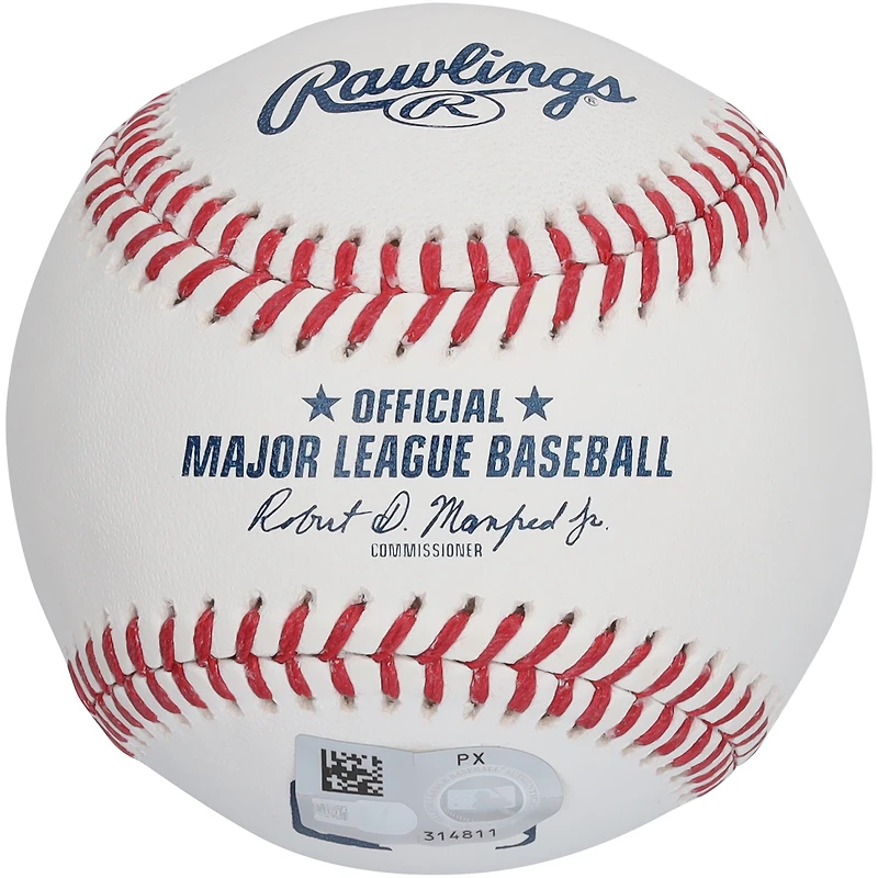 Balle de baseball autographiée par Matt Shaw des Chicago Cubs