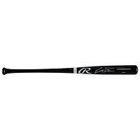 Batte de baseball professionnelle Rawlings noire autographiée par Matt Shaw des Chicago Cubs