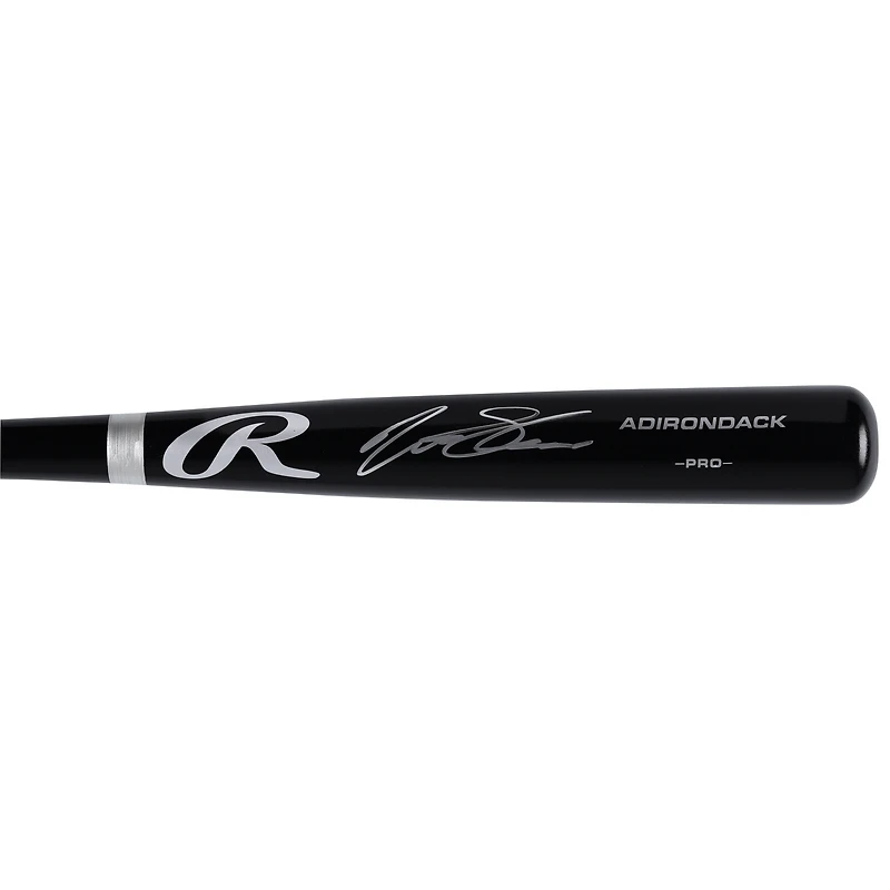 Batte de baseball professionnelle Rawlings noire autographiée par Matt Shaw des Chicago Cubs