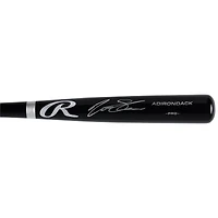 Batte de baseball professionnelle Rawlings noire autographiée par Matt Shaw des Chicago Cubs