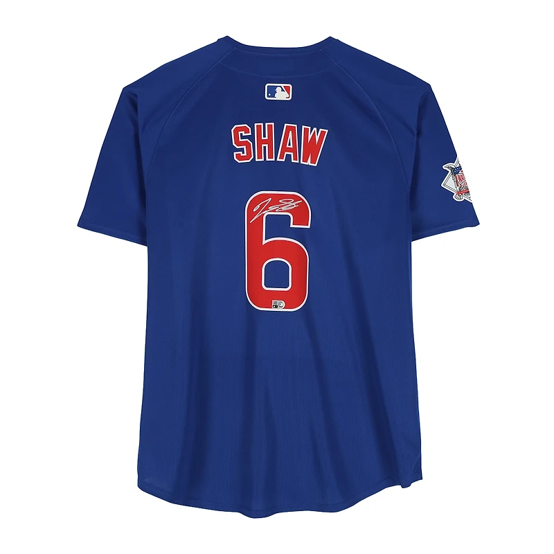 Maillot Nike Limited Royal autographié de Matt Shaw, Chicago Cubs