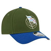 Casquette ajustable 9FORTY A-Frame City Feature Chicago Cubs New Era pour homme, vert foncé