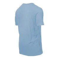 Men's New Era  Light Blue Chicago Cubs Guitar Pick T-Shirt
