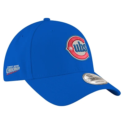 Men's New Era  Royal Chicago Cubs Blues 9FORTY Adjustable Hat
