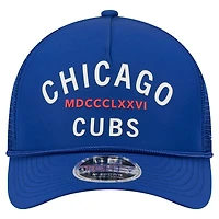 Men's New Era  Royal Chicago Cubs Minimalist 9FORTY A-Frame Adjustable Hat
