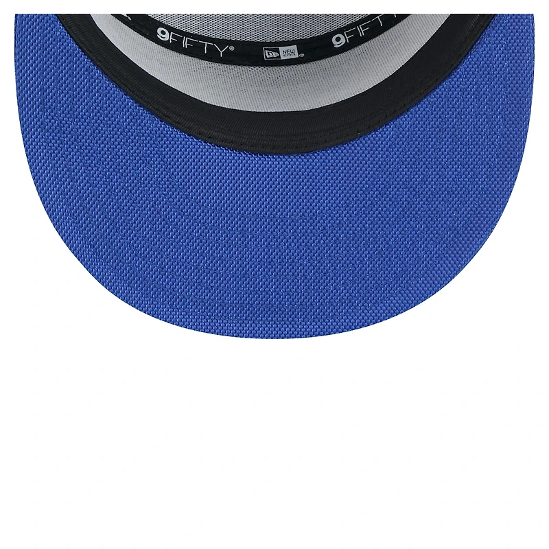 Casquette Snapback 9FIFTY Trucker à panneau fendu New Era Royal Chicago Cubs pour homme