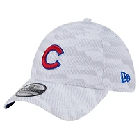 Casquette extensible New Era blanche Chicago Cubs Graded 39THIRTY pour homme