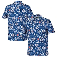 Men's Reyn Spooner  Blue Chicago Cubs Pua Performance Polo