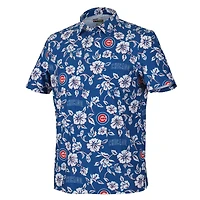 Men's Reyn Spooner  Blue Chicago Cubs Pua Performance Polo