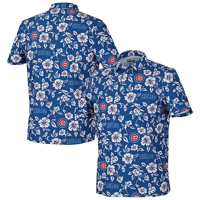 Men's Reyn Spooner  Blue Chicago Cubs Pua Performance Polo