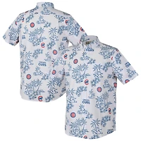 Haut boutonné Kekai Performance blanc des Chicago Cubs de Reyn Spooner pour homme