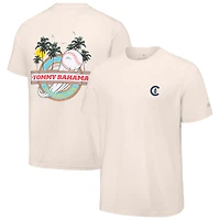 T-shirt Tommy Bahama Cream pour homme des Chicago Cubs Fly Ball Club