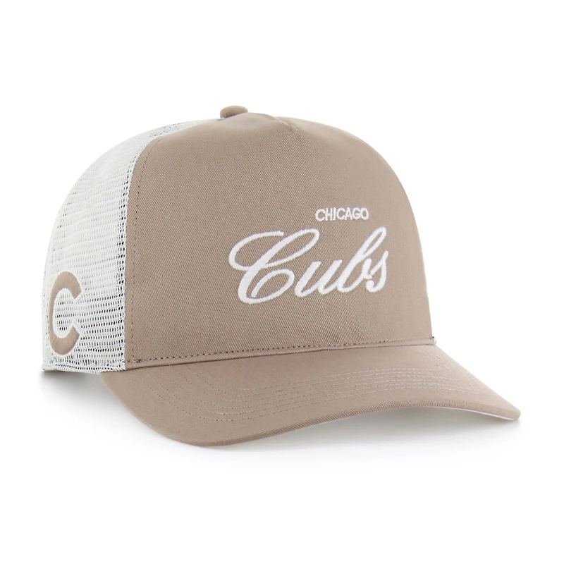 Men's '47 Brown Chicago Cubs Foundational Mesh Hitch Adjustable Hat