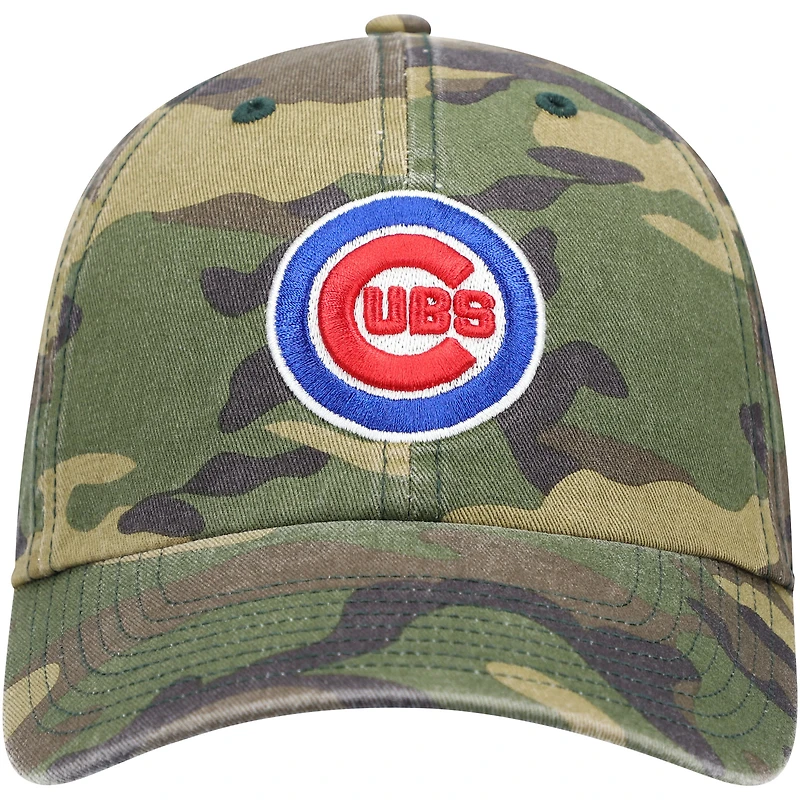 Casquette réglable '47 Camo Chicago Cubs Team Clean Up pour homme