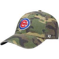 Casquette réglable '47 Camo Chicago Cubs Team Clean Up pour homme
