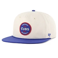 Casquette ajustable Payson pour homme, couleur crème, modèle 1947, des Chicago Cubs