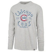T-shirt à manches longues pour homme '47 Chicago Cubs Circle Change Franklin gris