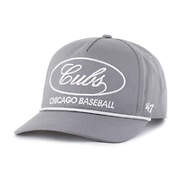 Casquette ajustable grise « 47 » pour homme des Chicago Cubs Foundational Hitch