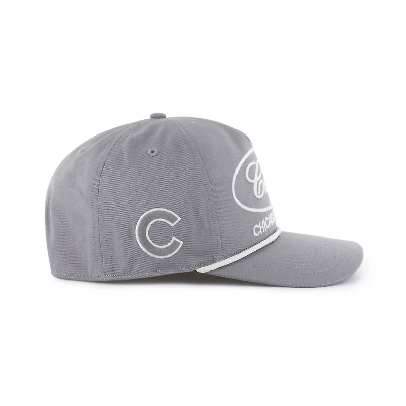 Casquette ajustable grise « 47 » pour homme des Chicago Cubs Foundational Hitch