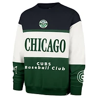Men's '47  Green Chicago Cubs Tee Up Maximalist Fleece Sweatshirt