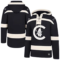 Men's '47 Navy Chicago Cubs Superior Lacer Pullover Hoodie