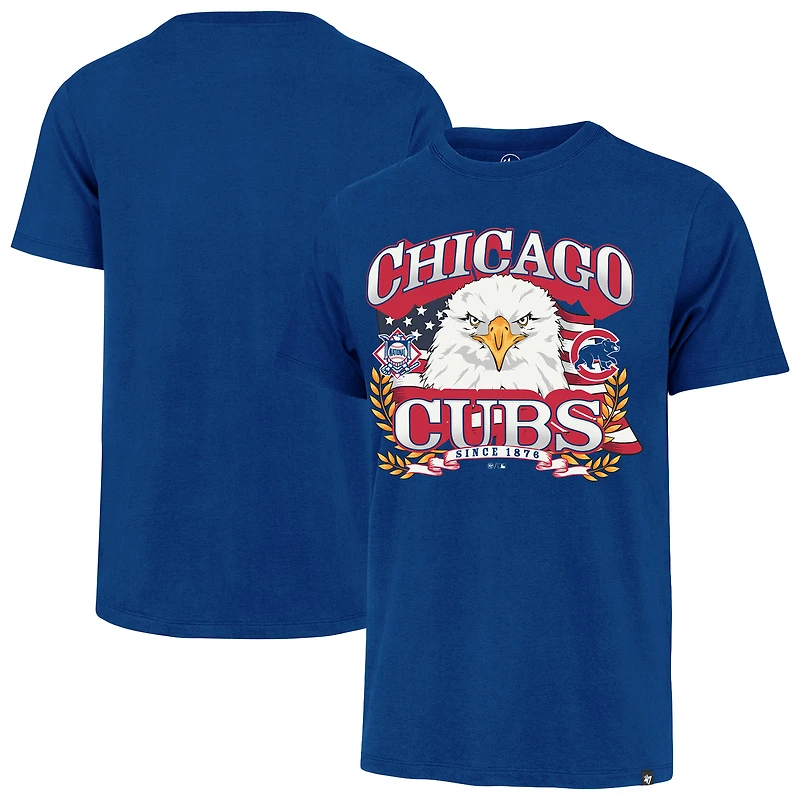 T-shirt homme '47 Royal Chicago Cubs Americana Eagle